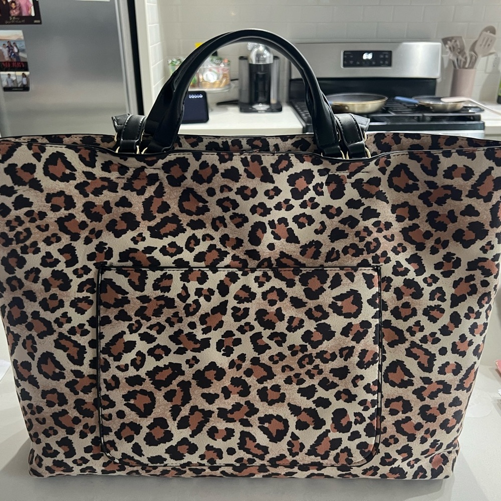Cheetah print bag